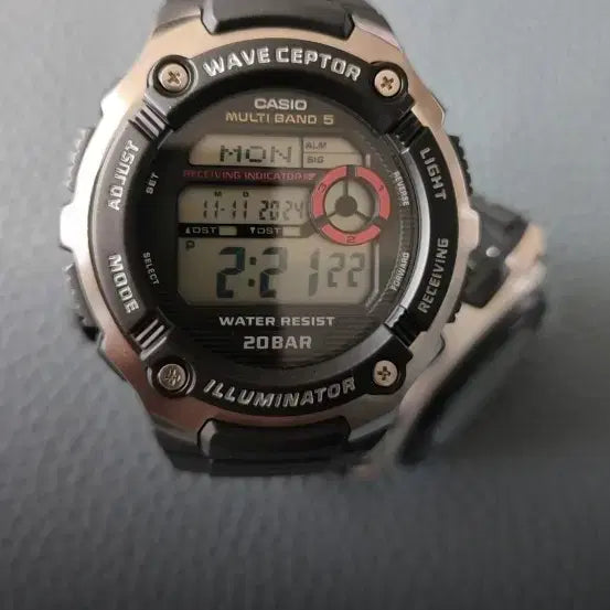 [BUNJANG] Casio Wave Ceptor Multi Band 5 Watch / 카시오 웨이브셉터 멀티밴드5 전자시계