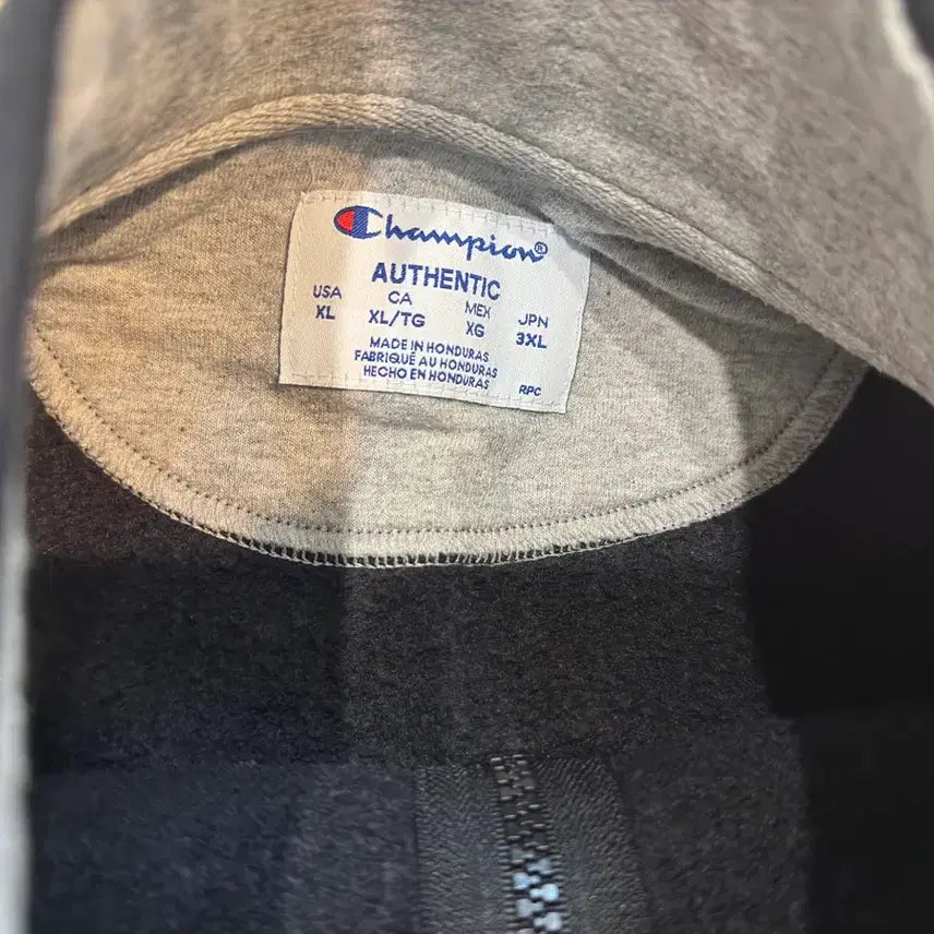 [BUNJANG] Champion Minimal Sweatshirt / 챔피온 반집업 코튼 미니멀 맨투맨