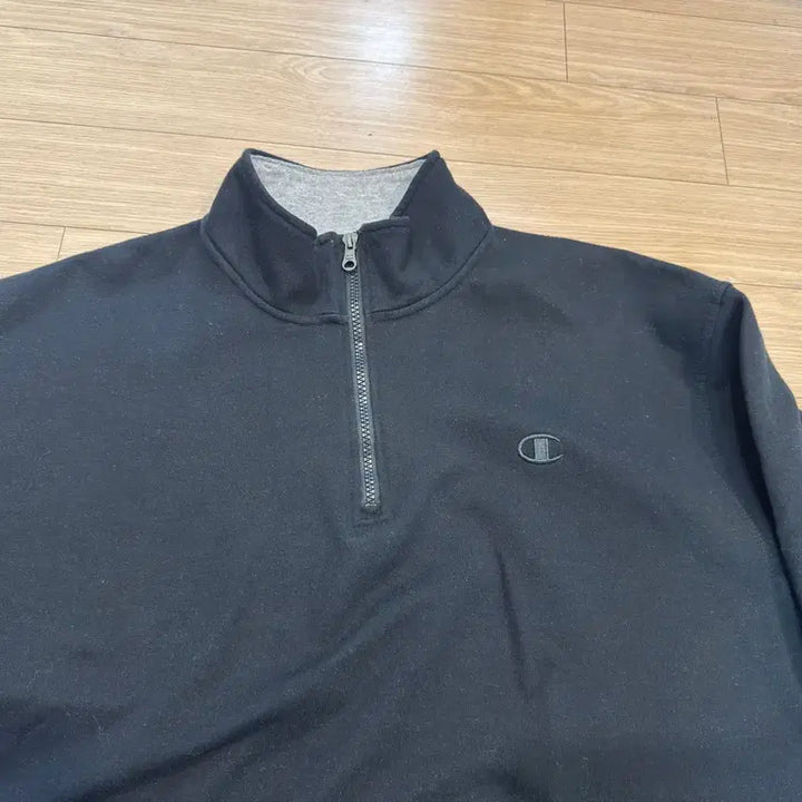 [BUNJANG] Champion Minimal Sweatshirt / 챔피온 반집업 코튼 미니멀 맨투맨