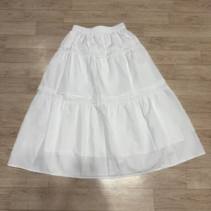 [BUNJANG] White Ruffle Long Skirt / 캉캉 롱스커트 판매