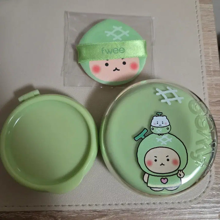 [BUNJANG] Fi:z Glass Original Cushion (Mang-gom Edition) / 퓌 쿠션 글래스 오리지널 (망곰 에디션) 본품+리필