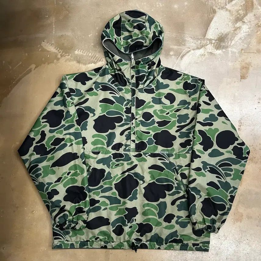 [BUNJANG] Estivo Reversible Camo Half-Zip Anorak / 100 에스티보 리버시블 카모 반집업 아노락