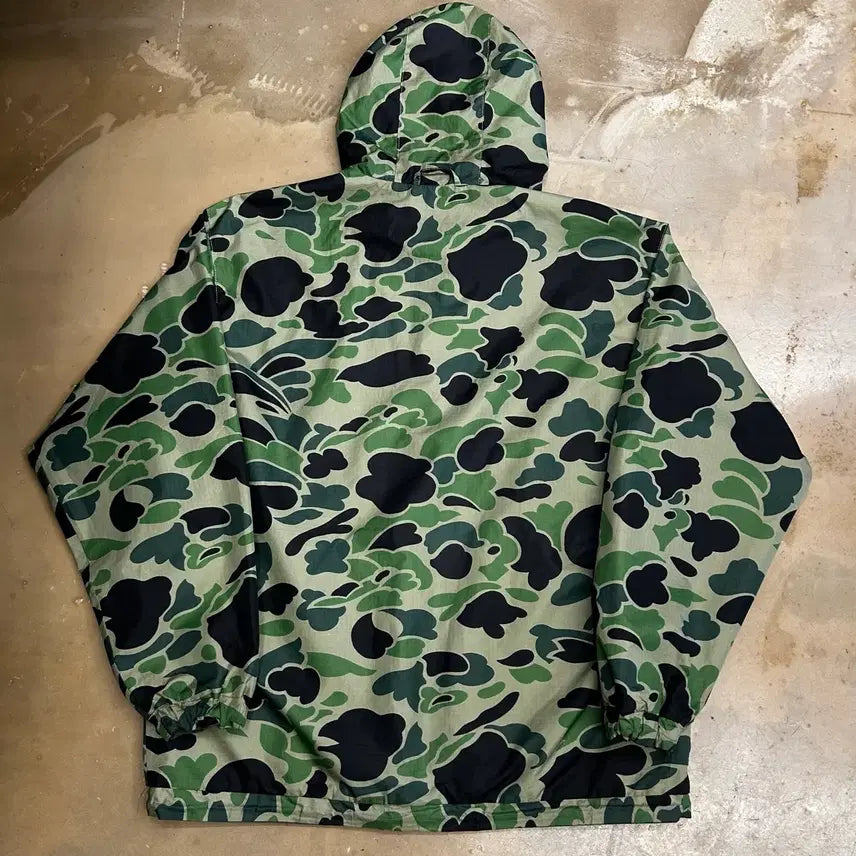 [BUNJANG] Estivo Reversible Camo Half-Zip Anorak / 100 에스티보 리버시블 카모 반집업 아노락