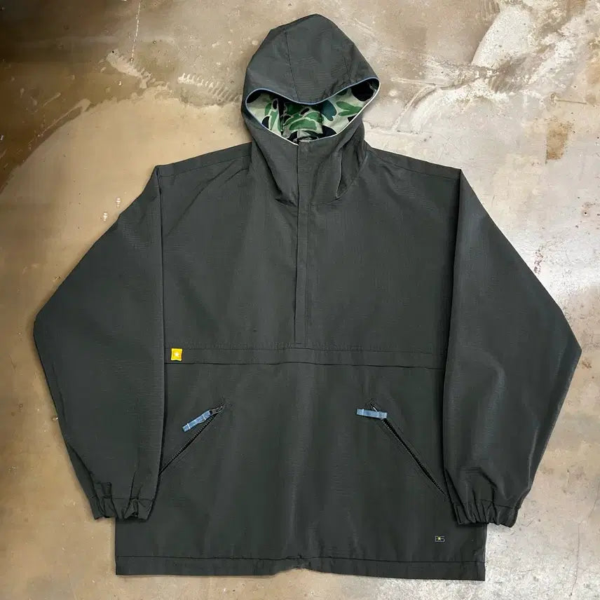 [BUNJANG] Estivo Reversible Camo Half-Zip Anorak / 100 에스티보 리버시블 카모 반집업 아노락