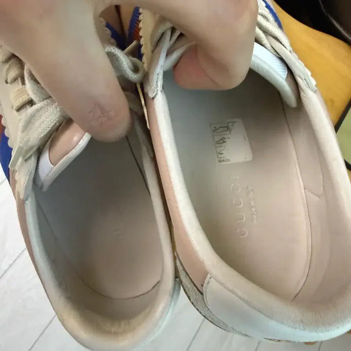 [BUNJANG] Gucci GG Logo Sneakers Pink / 구찌 GG 로고 스니커즈 핑크