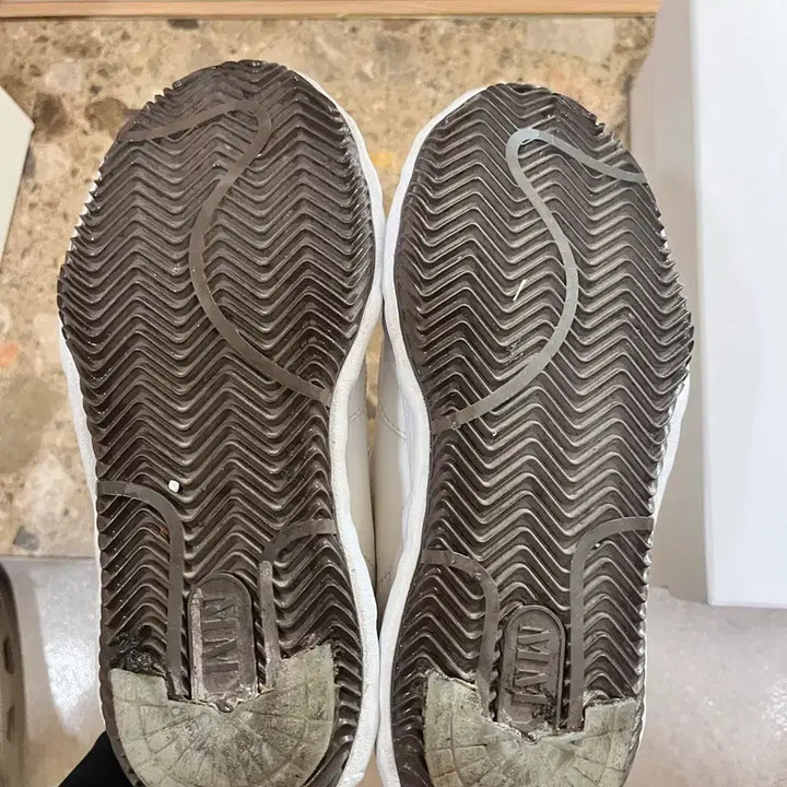 [BUNJANG] Mihara Yasuhiro Blakey Leather White Sneakers / 미하라 야스히로 블레이키  37사이즈 레더 화이트