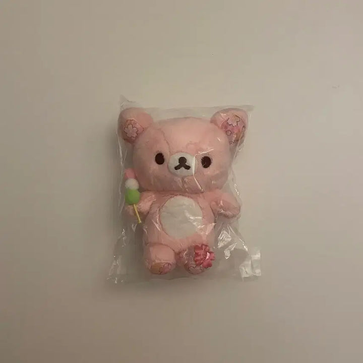 [BUNJANG] Rilakkuma Sakura Dango Cherry Blossom Mascot Tenori Plush / 리락쿠마 사쿠라 당고 벚꽃 키링 인형 마스코트 테노리