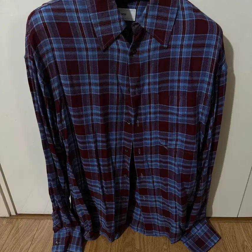 [BUNJANG] WAYV Origami Check Shirt [1] / 웨이비니스 오라가미 체크셔츠 [1]