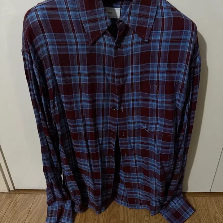 [BUNJANG] WAYV Origami Check Shirt [1] / 웨이비니스 오라가미 체크셔츠 [1]