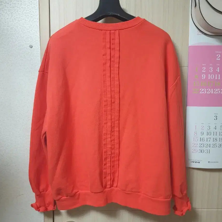 [BUNJANG] ECHOPARTY Orange Frill Detail Long Sleeve T-shirt / ECHOPARTY 티셔츠