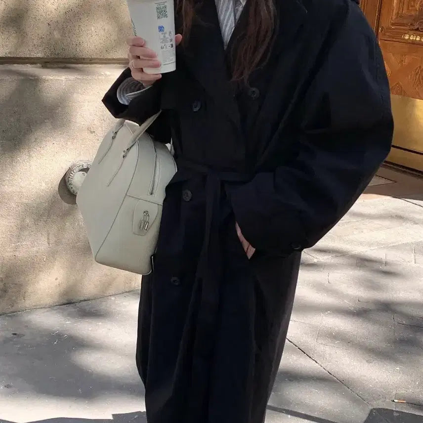 [BUNJANG] Lerobe Heritage Trench Coat - Black / lerobe 르로브 헤리티지 트렌치코트 블랙