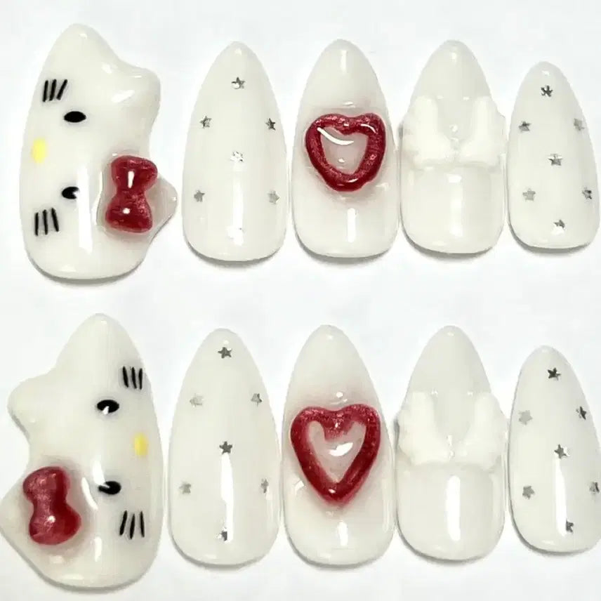 [BUNJANG] Handmade Nail Tips / 가로키티 수제네일팁