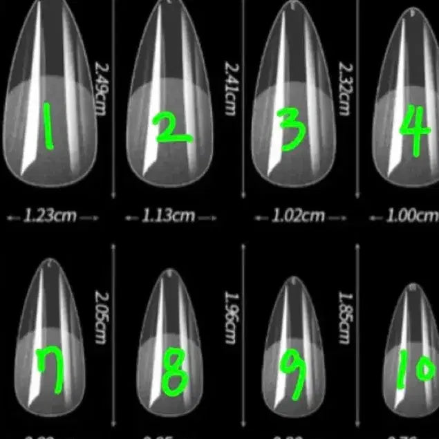 [BUNJANG] Handmade Nail Tips / 가로키티 수제네일팁