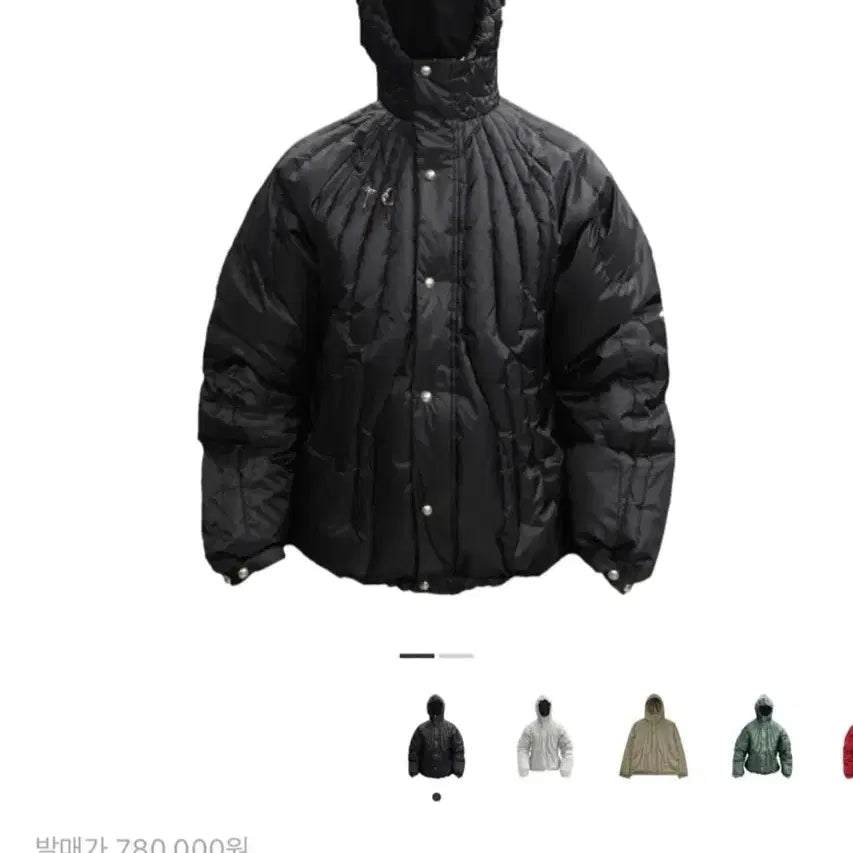[BUNJANG] THUG CLUB Cave Size 3 Padded Jacket / 떠그클럽 케이브 3사이즈