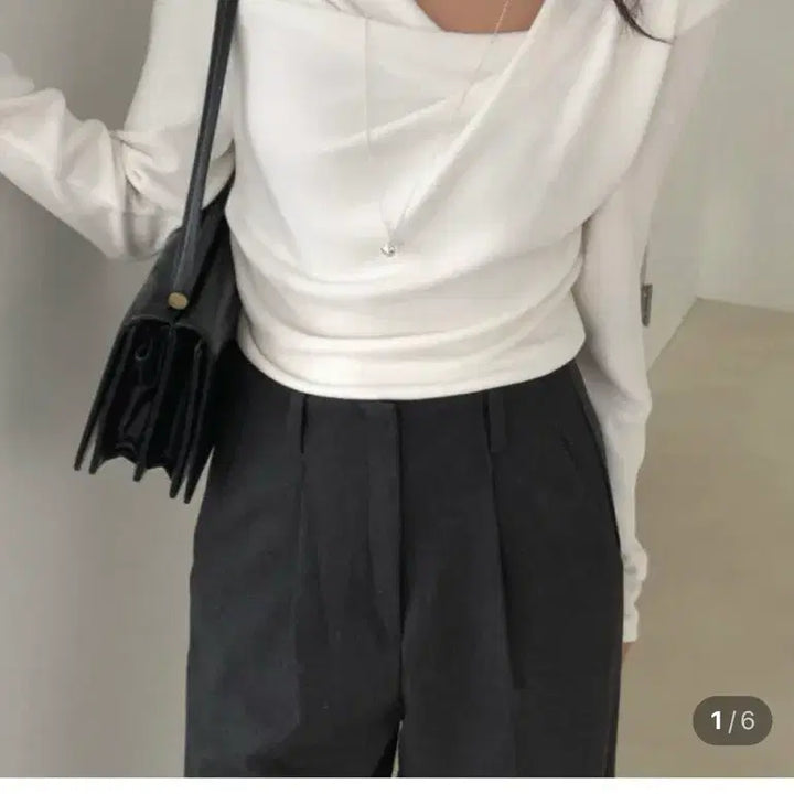 [BUNJANG] Drape T-Shirt - New / 드레이프티셔츠 미착용새상품