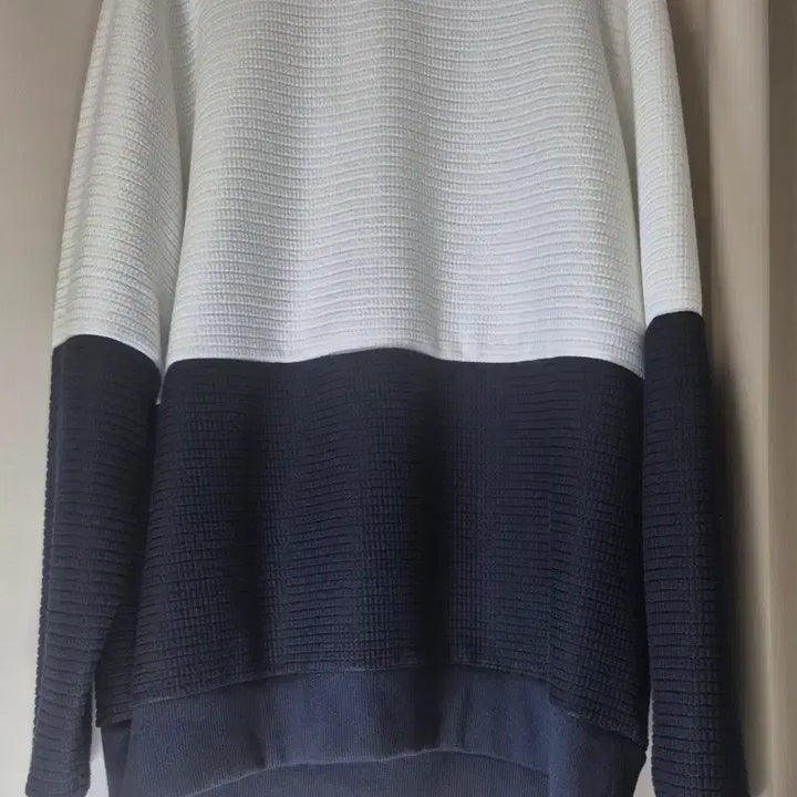 [BUNJANG] ZARA Two-Tone Knit Sweatshirt / 자라 투톤 니트 스웨트셔츠