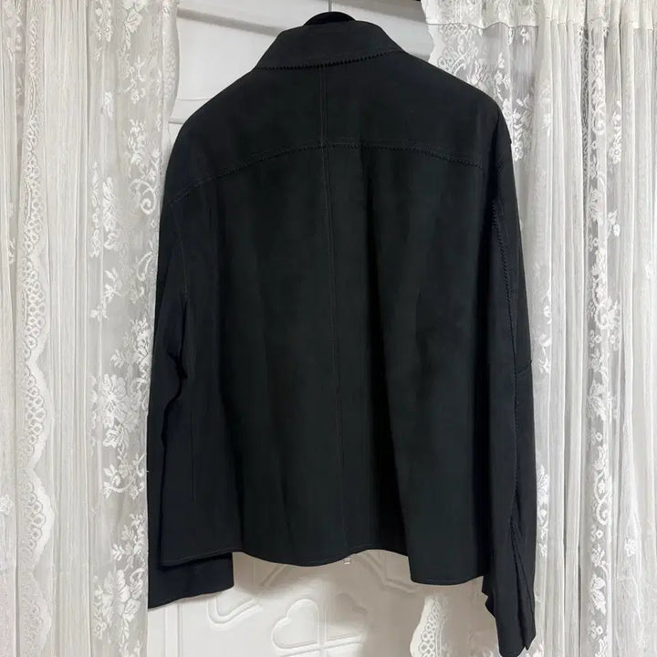 [BUNJANG] L Youth Fox Suede Jacket Black / [L] 유스 폭스 스웨이드 자켓 블랙