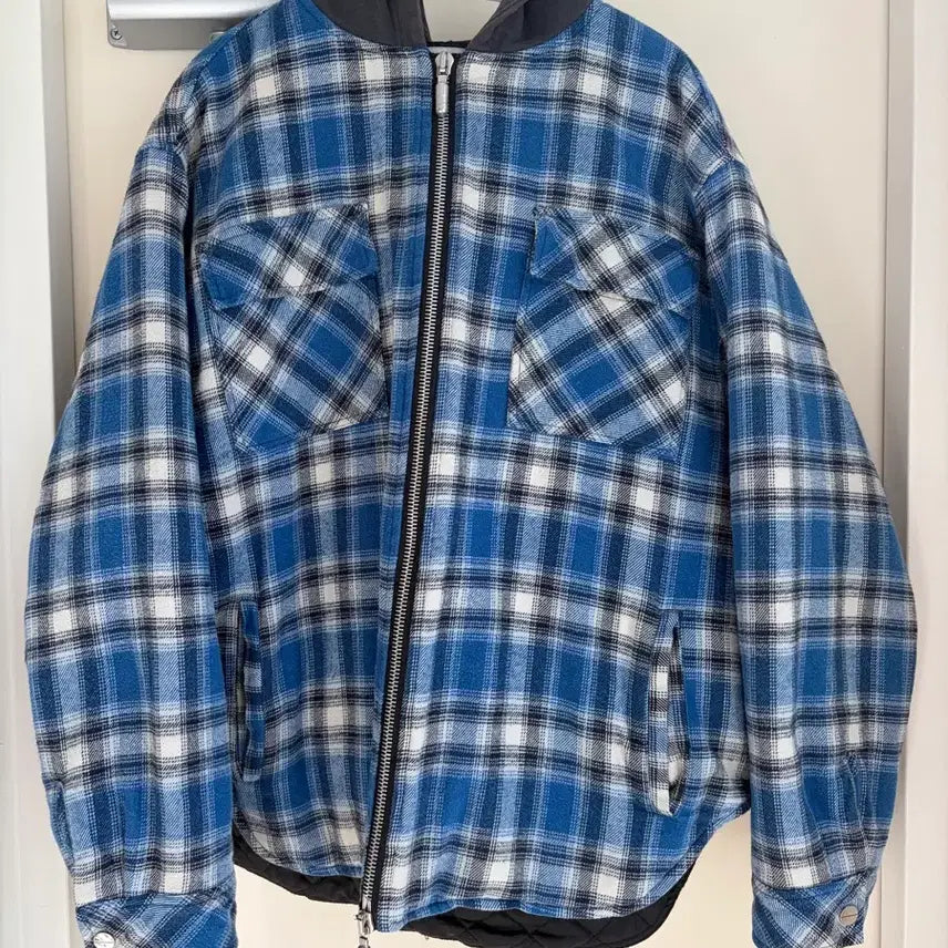 [BUNJANG] Rhude Quilted Flannel Jacket / Rhude 퀄팅 플란넬 자켓 flannel jacket