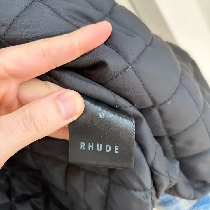 [BUNJANG] Rhude Quilted Flannel Jacket / Rhude 퀄팅 플란넬 자켓 flannel jacket