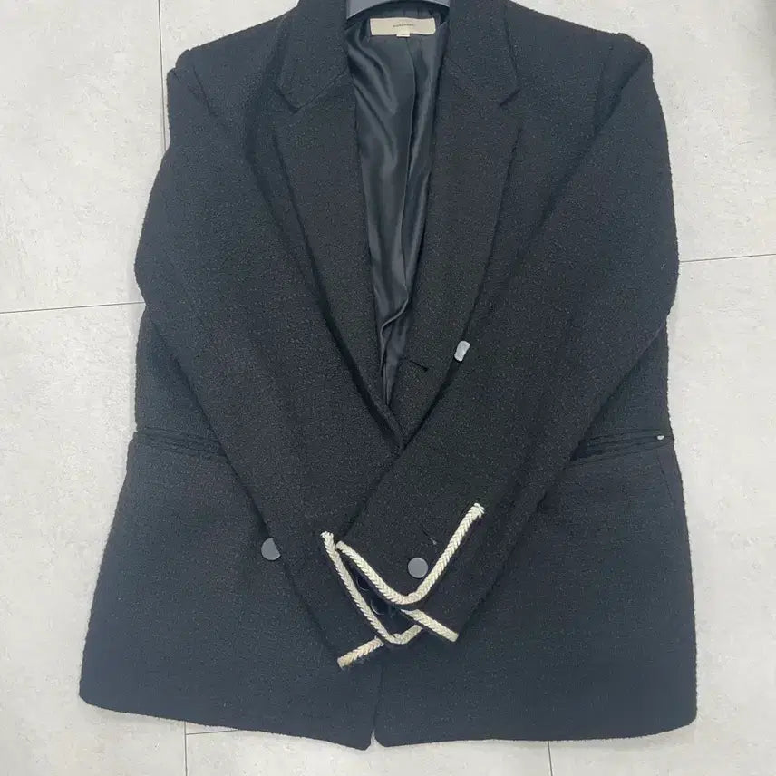 [BUNJANG] Black Tweed Jacket / 블랙 트위드 자켓