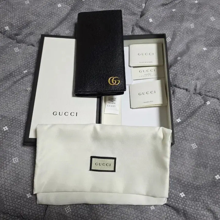 [SOLD OUT] [S급/정품] 구찌 GG 마몬트 금장 장지갑