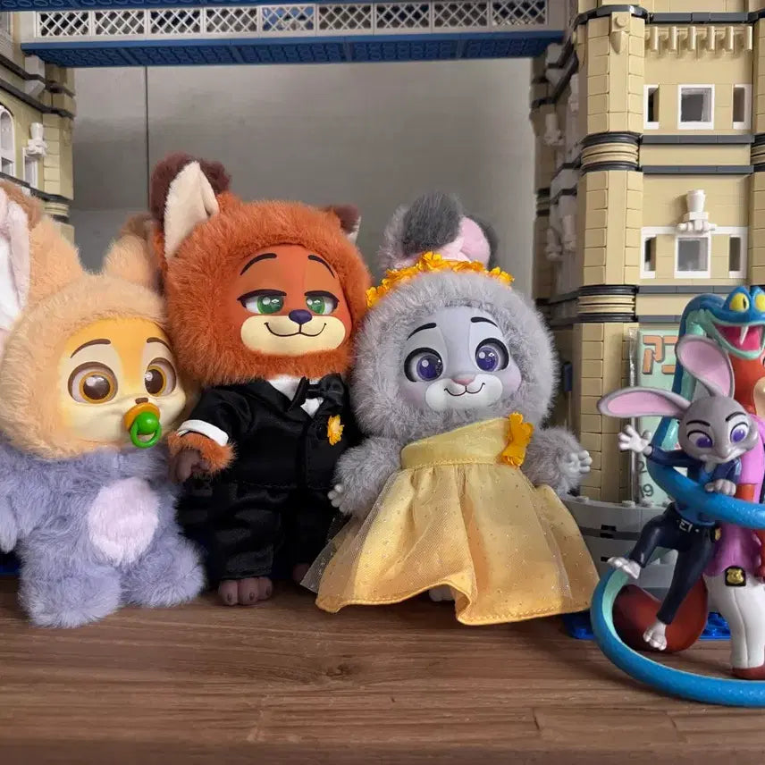 [BUNJANG] Zootopia Nick Judy Pin Bundle Set / 주토피아 인형 세트 닉 주디 핀 시크릿 일괄