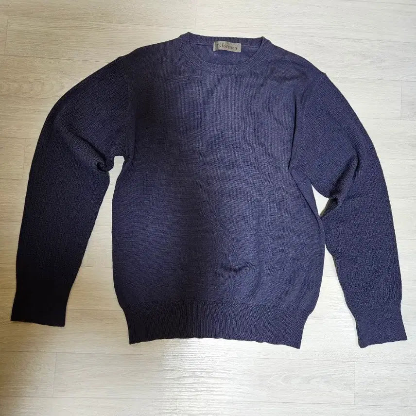 [BUNJANG] Y's for men Round Neck Wool Knit / 요지야마모토 Y's for men 라운드 넥 울 니트 블루