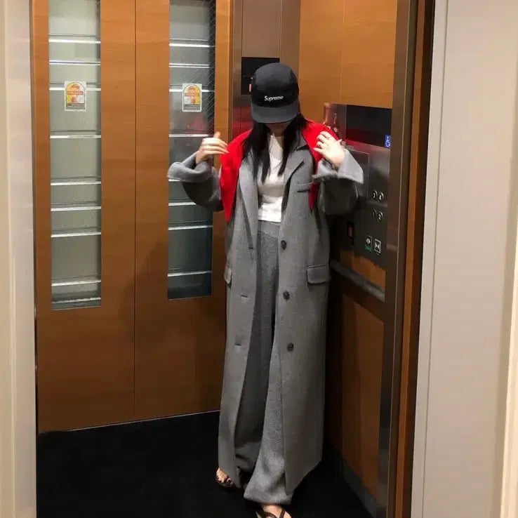 [BUNJANG] Alpaca Men's Long Coat / 코티지 알파카 매니쉬 롱코트