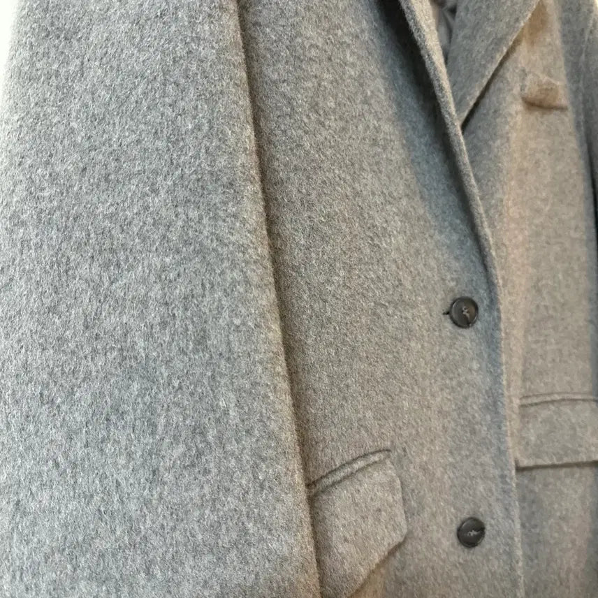 [BUNJANG] Alpaca Men's Long Coat / 코티지 알파카 매니쉬 롱코트