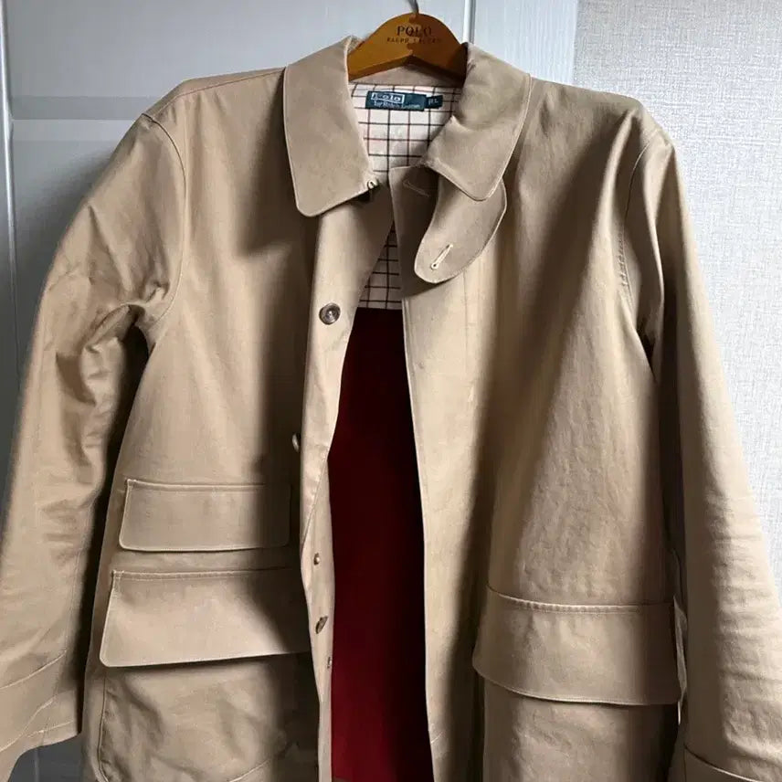 [BUNJANG] Beige Coat L / 폴로 랄프로렌 베이지 코트 L