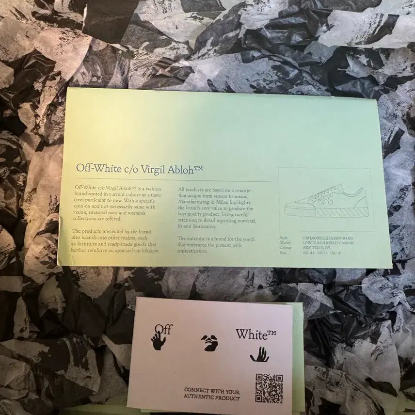 [BUNJANG] Off-White Rainbow Sneakers / Off-White 무지개 스니커즈 새상품 박스포함