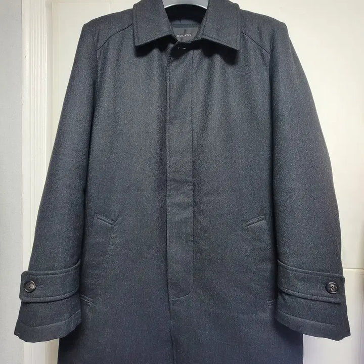 [BUNJANG] Rogatis Canclico Dark Gray Goose Down Padded Jacket / [로가디스] 까노니코 모100% 다크 그레이 구스 다운 패딩-100