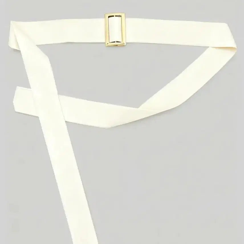 [BUNJANG] White Ribbed Knit Belted Coat (Size 66) / 화이트 골지 니트 벨트 코트 66사이즈