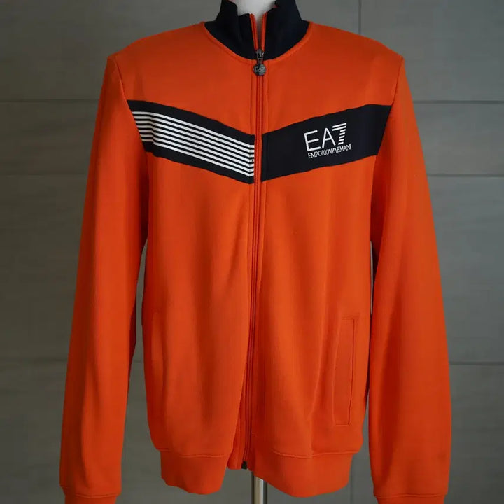 [BUNJANG] EA7 Emporio Armani Track Jacket (Orange) / 엠포리오 아르마니 트랙 재킷/집업 저지(오렌지)