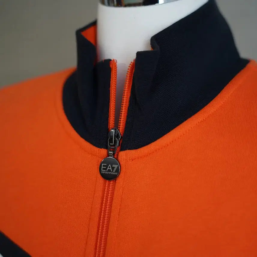 [BUNJANG] EA7 Emporio Armani Track Jacket (Orange) / 엠포리오 아르마니 트랙 재킷/집업 저지(오렌지)