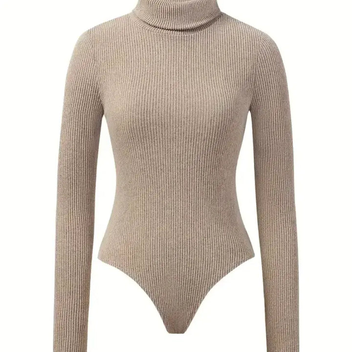 [BUNJANG] Ribbed Colorblock Turtleneck Knit Bodysuit - Size 66 - Bundle Set / 골지 배색 터틀넥 니트 바디수트 66사이즈 3장 일괄