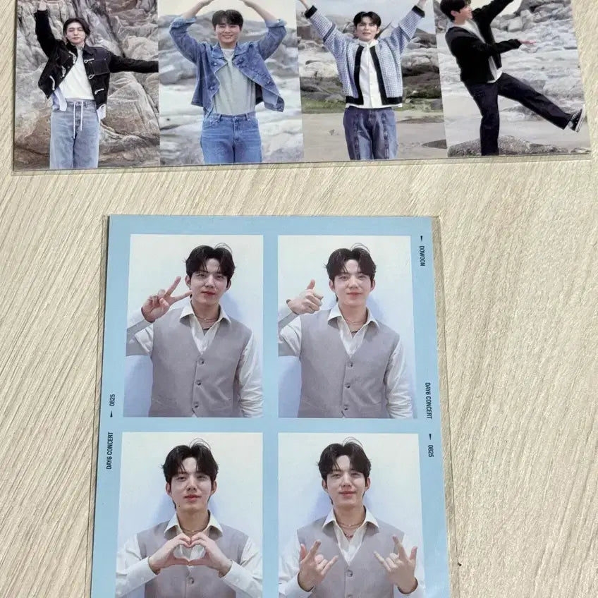 [BUNJANG] Day6 Dowoon Madezone Postcard + 4-Cut Photo Bundle Set / 데이식스 벚꽃콘 마이데이 4기 특전 엽서+도운 포토네컷 일괄판매