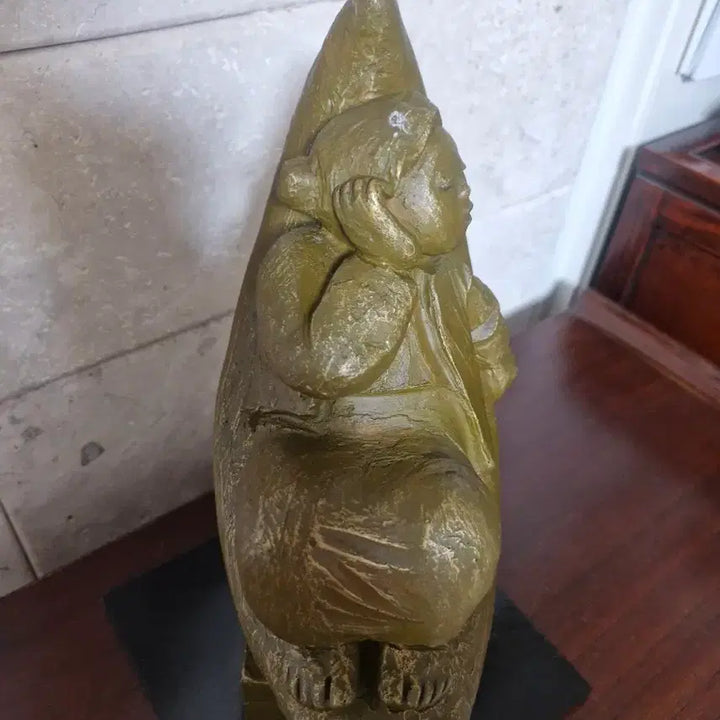[BUNJANG] Marble Moon Sculpture Decoration / 마블 달 조각상 장식품 인테리어용