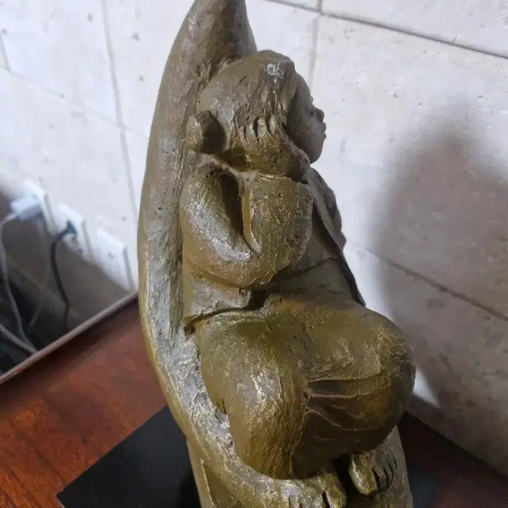 [BUNJANG] Marble Moon Sculpture Decoration / 마블 달 조각상 장식품 인테리어용