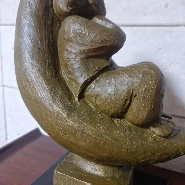 [BUNJANG] Marble Moon Sculpture Decoration / 마블 달 조각상 장식품 인테리어용
