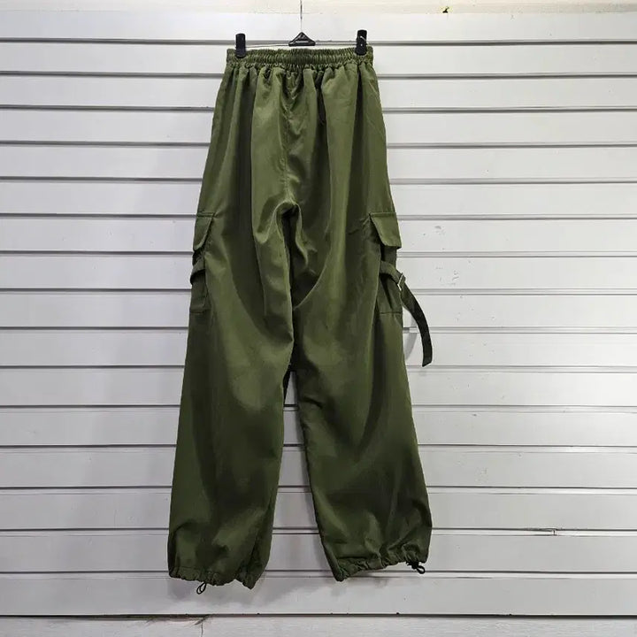 [BUNJANG] Cargo Pants 55 / 카키 여성 카고 밴딩바지55/보물찾기천사