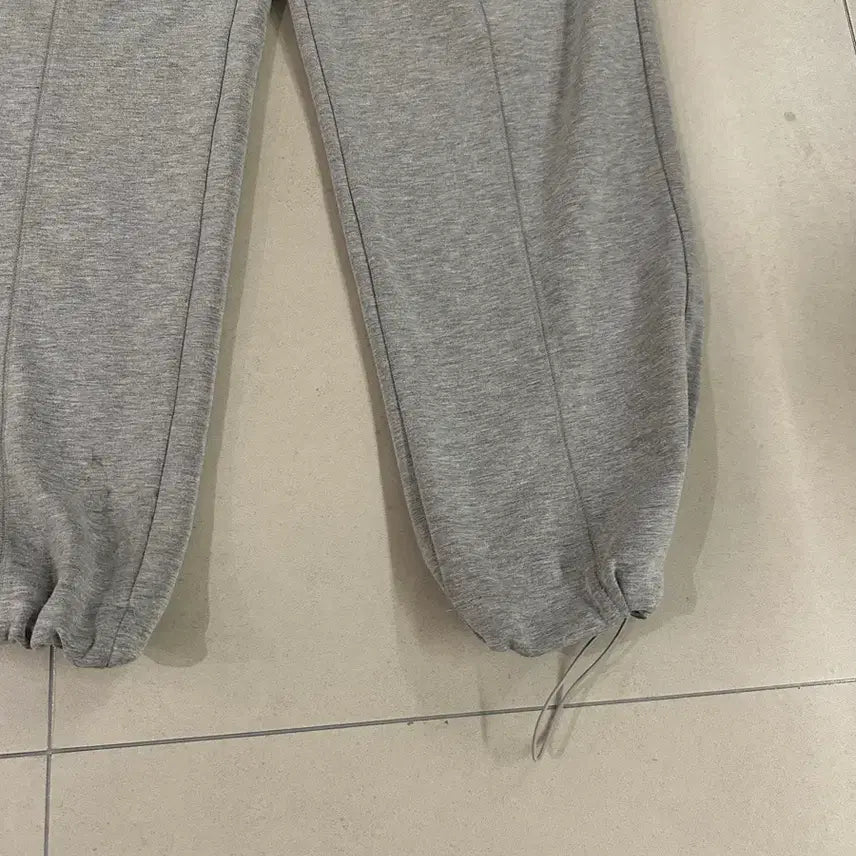 [BUNJANG] Unaller Code Gray String Training Pants / 어널러코드 스트링 트레이닝 팬츠 회색