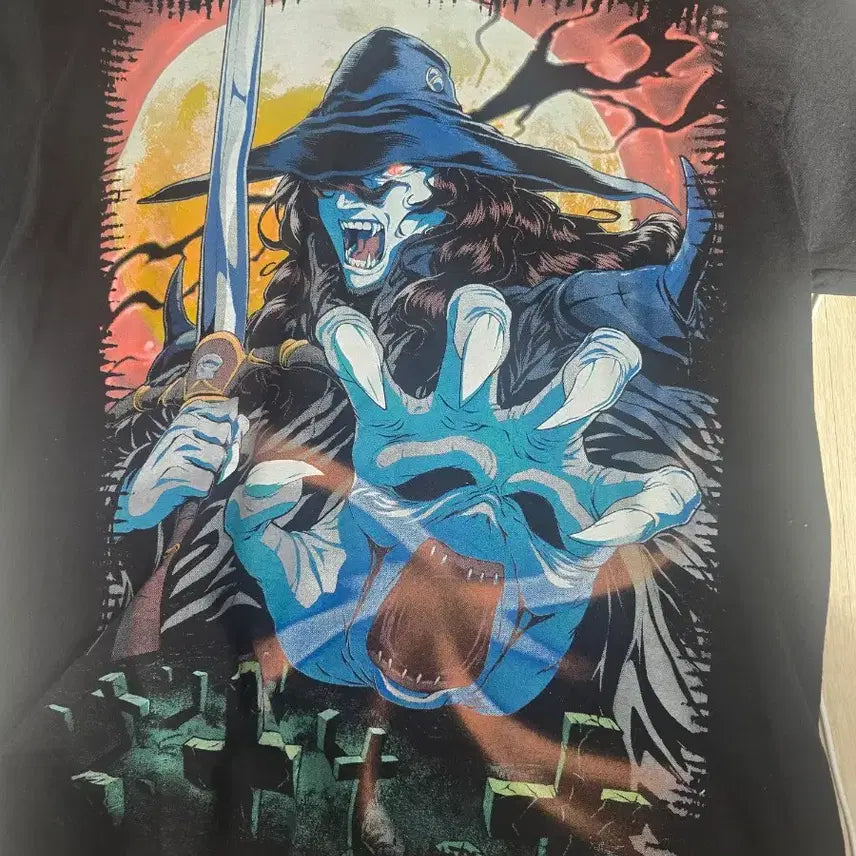 [BUNJANG] Vampire Hunter D Double-Sided Silk Screen Printing / 뱀파이어헌터D 양면 실크스크린 프린팅