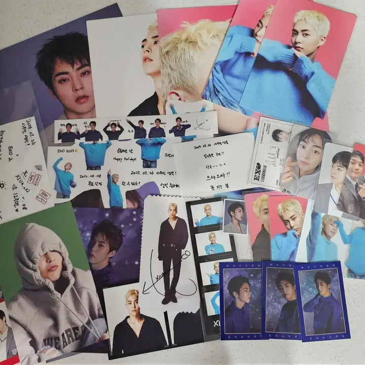 [BUNJANG] EXO Xiumin 2019, 2023, 2024 Seasons Greetings Bundle Set / 엑소 시우민 시그 키트 일괄 양도