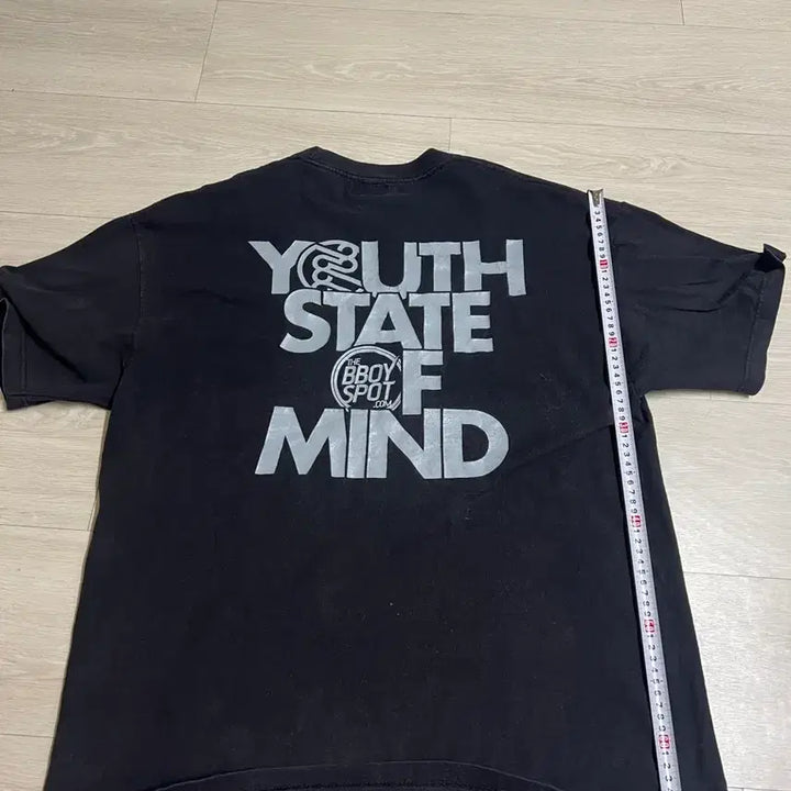[BUNJANG] Five Nines Co. Youth State Of Mind T-Shirt Black / 블랙 Youth State Of Mind 반팔 티셔츠