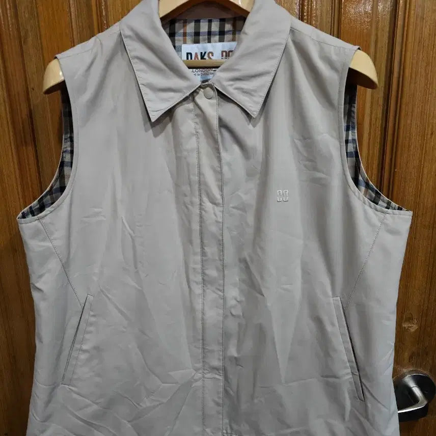 [BUNJANG] Daks Women's Vest Ivory Check / 닥스 여성 베스트 조끼 아이보리 체크