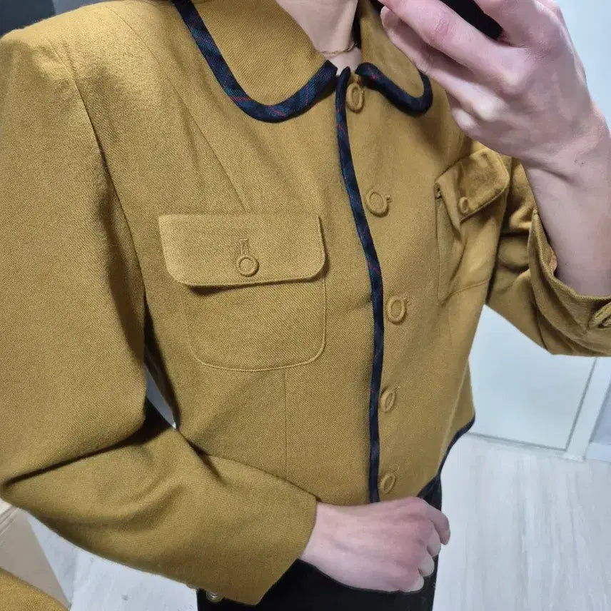 [BUNJANG] Viyella Vintage Brown Jacket / (세일)JPN빈티지. Viyella. 브라운 자켓