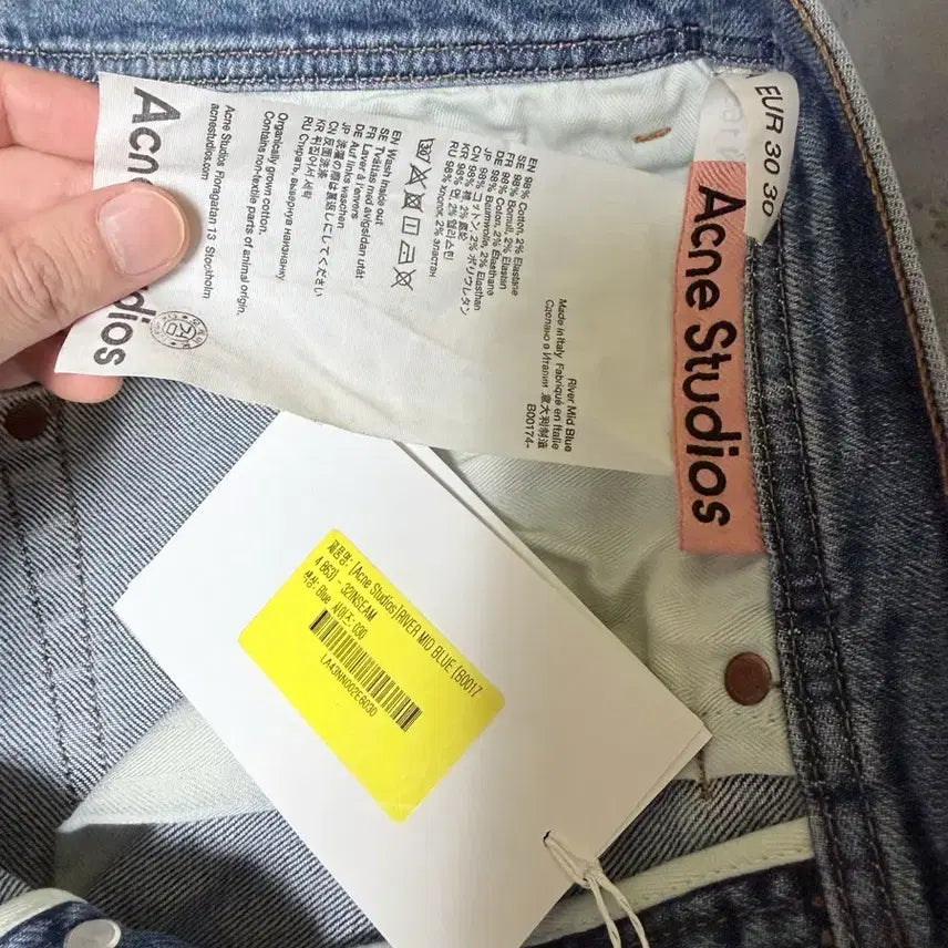 [BUNJANG] Acne Studios River Mid Blue Jeans 30/30 / 아크네 리버 미드 블루 30/30