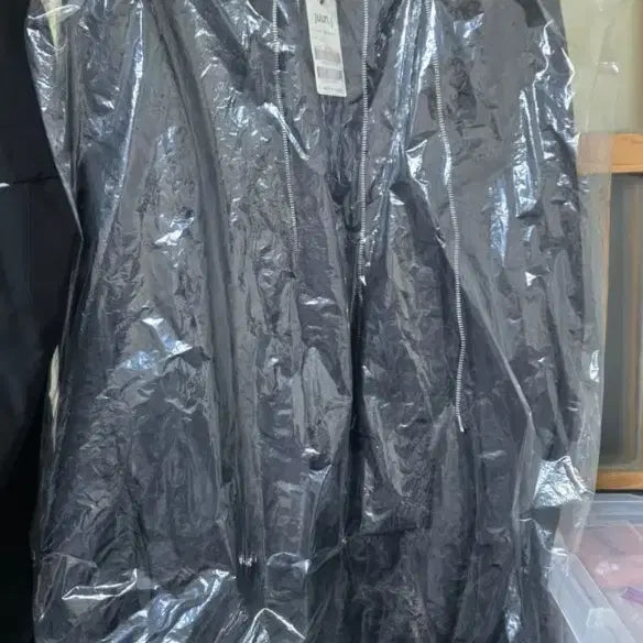 [BUNJANG] Junji Collection Oversized Black Hooded Coat / (준지 컬렉션) 오버사이즈 블랙 후드 코트