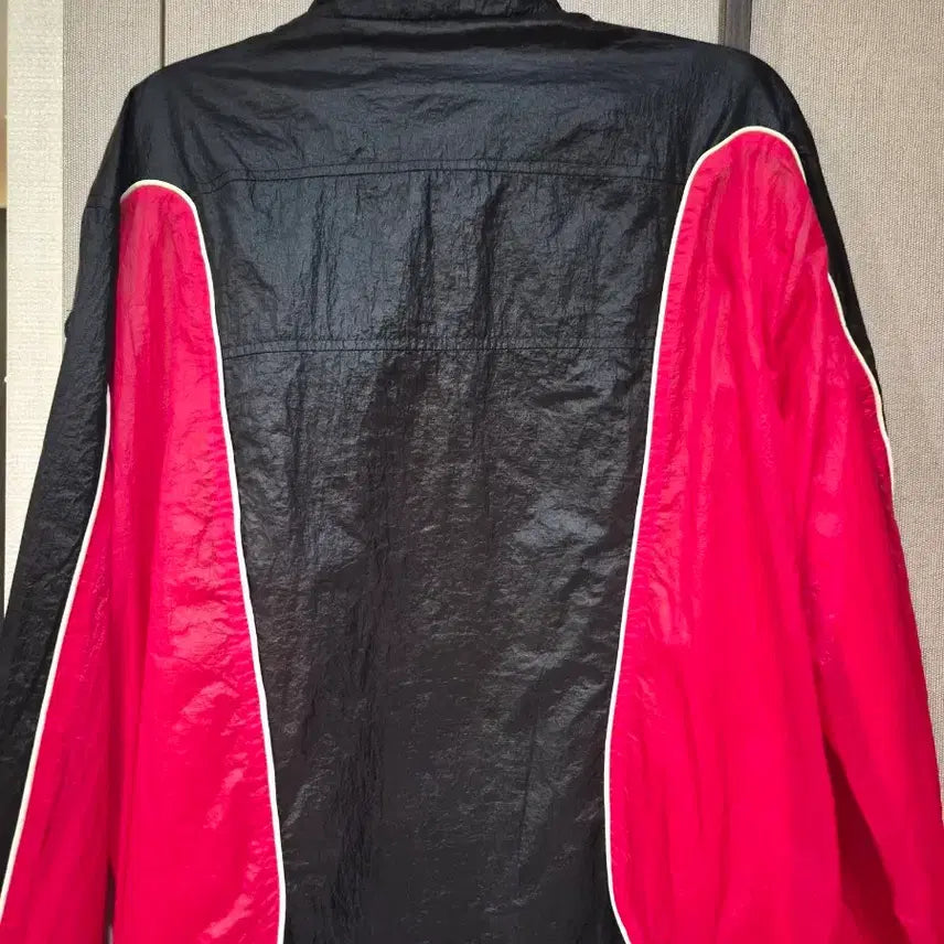 [BUNJANG] Diesel J-BLINK Windbreaker / 디젤 J블링크 블랙/레드 윈드브레이커